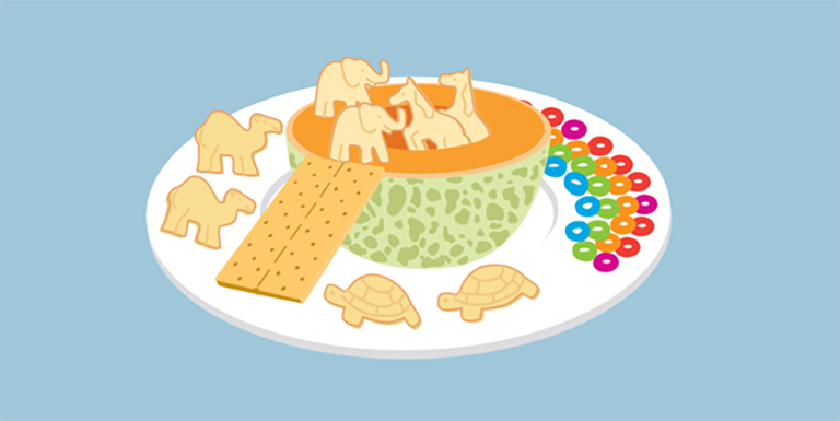A plate of food